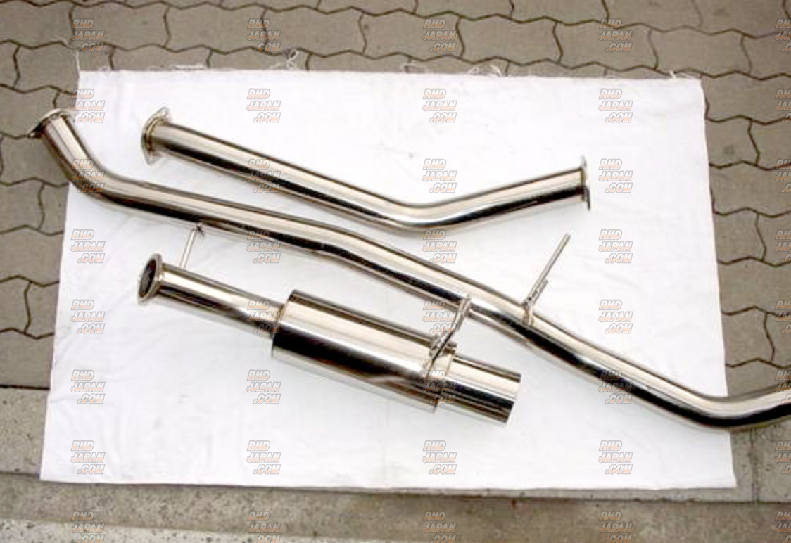 Be Free Exhaust Muffler Cannonball Silencer All Stainless Steel - JZX100